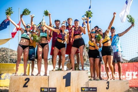 «Beach Pro Tour Ios Futures 2023»: Στην Ίο τα πρώτα φετινά χρυσά μετάλλια για Νορβηγούς και Ολλανδέζες