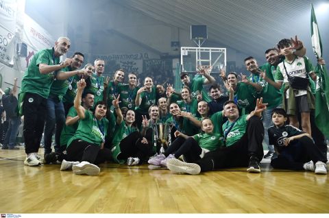 Παναθηναϊκός Α.Ο.: Σήκωσε το 26ο πρωτάθλημα στο «Παύλος Γιαννακόπουλος» και αφιέρωση σε Πένυ και Ρούξι